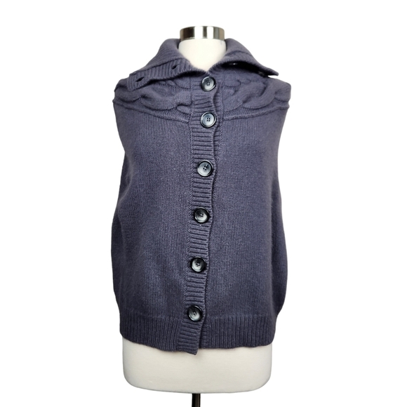 Club Monaco Gray Wool Angora Cashmere Blend Shrug Cardigan Women's Size XS - Picture 2 of 13